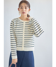 ボーダーカーディガン※一部店舗のみ入荷