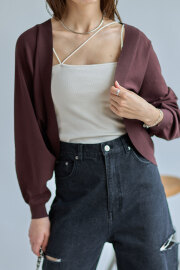 ロングスリーブドルマンカーディガン※一部店舗のみ入荷＊SALE品につき返品/交換/注文確定後の変更キャンセル不可＊