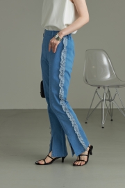 【WEB限定】オーガンジーフリルパンツ