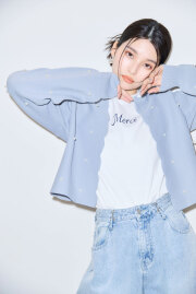 10月2日オフィシャルサイト限定少量再販！パール付きスカラップカーディガン