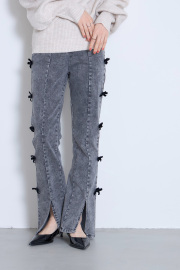 スーパーストレッチ裏起毛サイドリボンデニム※一部店舗のみ入荷