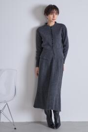 ボタンデザインニットセットアップ※一部店舗のみ入荷