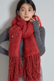 【FINAL SALE】起毛マフラー＊SALE品につき返品/交換/注文確定後の変更キャンセル不可＊