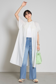 【8/27 0:00 SALE再値下げ！】デザインタックコットンワンピース※一部店舗のみ入荷＊SALE品につき返品/交換/注文確定後の変更キャンセル不可＊
