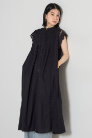 【8/27 0:00 SALE再値下げ！】ピンタックレースワンピース＊SALE品につき返品/交換/注文確定後の変更キャンセル不可＊