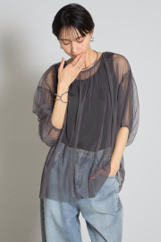 【SPRING SALE】チュールタンクトップセット※一部店舗のみ入荷＊SALE品につき返品/交換/注文確定後の変更キャンセル不可＊