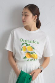 【8/27　0:00　セール拡大！】レモンプリントTシャツ※一部店舗のみ入荷＊SALE品につき返品/交換/注文確定後の変更キャンセル不可＊