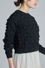 ポコポコ×ビジュースポンジニットプルオーバー※一部店舗のみ入荷