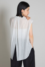 【8/27 0:00 SALE再値下げ！】シアーノースリギャザーブラウス＊SALE品につき返品/交換/注文確定後の変更キャンセル不可＊