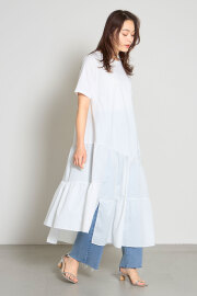【SALE 拡大！】ブロードスリットワンピース＊SALE品につき返品/交換/注文確定後の変更キャンセル不可＊
