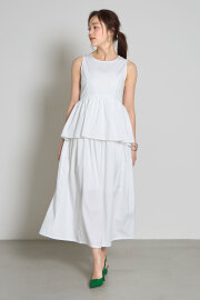 【8/27　0:00　セール拡大！】ウエストティアードワンピース※一部店舗のみ入荷＊SALE品につき返品/交換/注文確定後の変更キャンセル不可＊