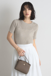 【SUMMER SALE】ビスチェライクミックスニットプルオーバー＊SALE品につき返品/交換/注文確定後の変更キャンセル不可＊