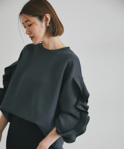 フリルスリーブカットプルオーバー