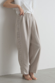 10月9日オフィシャルサイト限定少量再販！サイドギャザーワイドパンツ