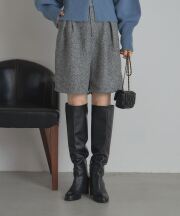11月25日オフィシャルサイト限定少量再販！ボックスタックツイードハーフパンツ