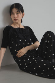 【AW SALE】チェックフリルオールインワン＊SALE品につき返品/交換/注文確定後の変更キャンセル不可＊