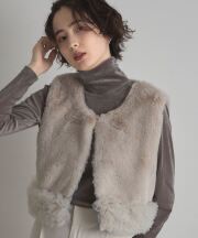 1月30日オフィシャルサイト限定少量再販！フリルチュールヘムファーベスト