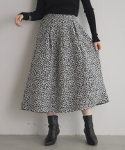 【オフィシャルサイト限定】アソートジャガードフレアスカート