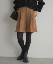 【オフィシャルサイト限定】フェイクスエードハーフパンツ