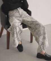 【オフィシャルサイト限定】フラワージャガードデニムパンツ