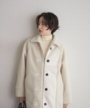 【WEB限定】フェイクムートンステンカラーコート