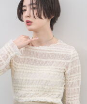 【オフィシャルサイト限定】ドビードットフリルシアートップス