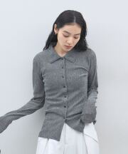4月21日オフィシャルサイト限定再販！シアーラメシャツカーディガン