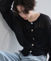 元祖 当時物 平成 00s d.i.a. ダイヤ チャーム カーディガン 中古・古着通販】PLAY COMME des GARCONS (プレイコムデギャルソン
