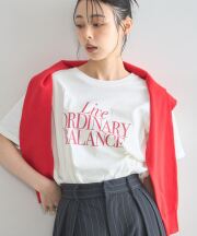 【汗染み防止加工】カラーロゴTシャツ
