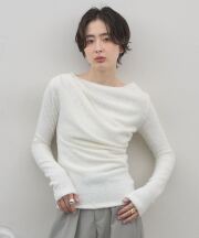 【オフィシャルサイト限定】シャギードレープカットソー