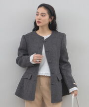 【オフィシャルサイト限定】美シルエットペプラムジャケット