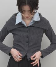 【オフィシャルサイト限定】レイヤード風フリルトップス