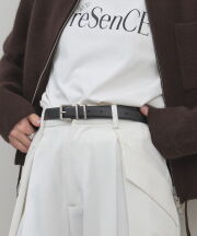 【オフィシャルサイト限定】シルバーバックルベルト