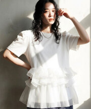 【入荷希望受付中☆】シアーティアードヘムカットソー《RequestProject》 ※入荷希望数により商品化しない場合がございます。