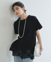 【オフィシャルサイト限定】裾レースTシャツ