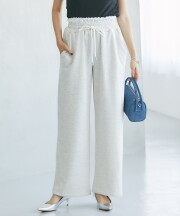【オフィシャルサイト限定】ウエストレースワイドスウェットパンツ