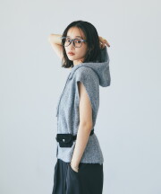 【オフィシャルサイト限定】フードニットベスト