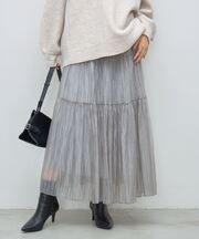 【オフィシャルサイト限定】ティアードフレアスカート