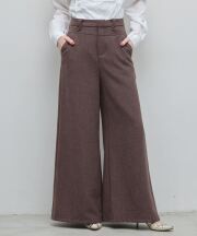 【オフィシャルサイト限定】ウエストボタンマークワイドパンツ