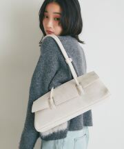 【オフィシャルサイト限定】スウェードタッチボストンショルダーバッグ
