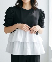 【入荷希望受付中☆】2段フリルトップス《RequestProject》 ※入荷希望数により商品化しない場合がございます。