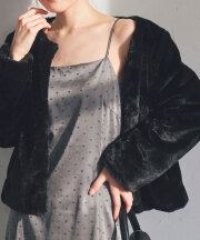 【入荷希望受付中☆】フェイクファ―カラーブルゾン《RequestProject》 ※入荷希望数により商品化しない場合がございます