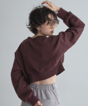 【オフィシャルサイト限定】ショート丈カラースウェット