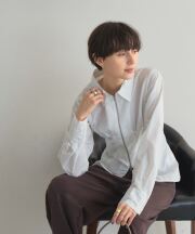 【オフィシャルサイト限定】ブロードZIPデザインシャツ