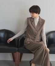 【オフィシャルサイト限定】ツイードライクテーラーベスト