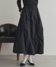 【オフィシャルサイト限定】ナイロンタックボリュームスカート