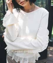 ARVELLIA｜ FRILL ACCENT 2-WAY TOPS