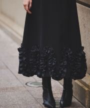 【ARVELLIA】RUFFLE WAVE SKIRT