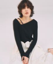 【ARVELLIA】WAVE LINE DRESS