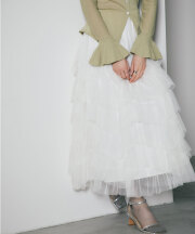 【ARVELLIA】LAYERED TULLE SKIRT